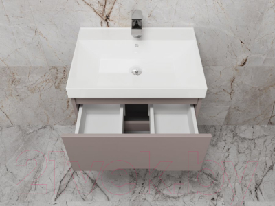 Тумба под умывальник Style Line Матис 55 2 ящика Plus (напольная)