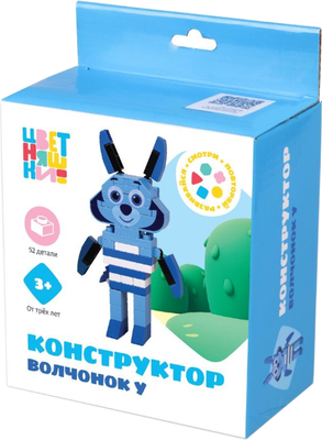 Конструктор On Time Цветняшки. Волчонок У / 45176 - фото