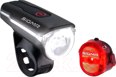 Набор фонарей для велосипеда Sigma Aura 60 & Nugget II USB / 17750-SGM - фото