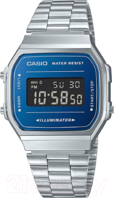 Часы наручные унисекс Casio A-168WEM-2B - фото