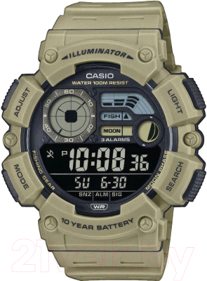 Часы наручные мужские Casio WS-1500H-5B - фото