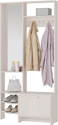 Секция в прихожую BTS Тео ПР-01 (ясень белый) - фото