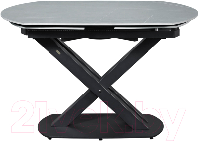 Обеденный стол Sheffilton SHT-T75 (серый светлый/черный)