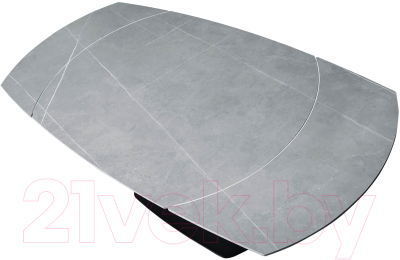 Обеденный стол Sheffilton SHT-T75 (серый светлый/черный)