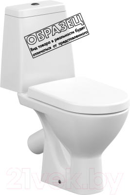 Унитаз напольный Cersanit Granta 031 S-KO-GRA031-3/6-DL-n-w с сиденьем - фото