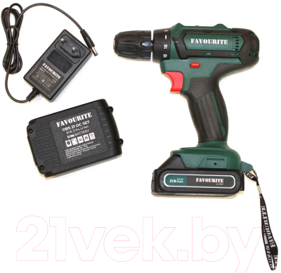 Аккумуляторная дрель-шуруповерт Favourite OBS 21 DC Set Promo