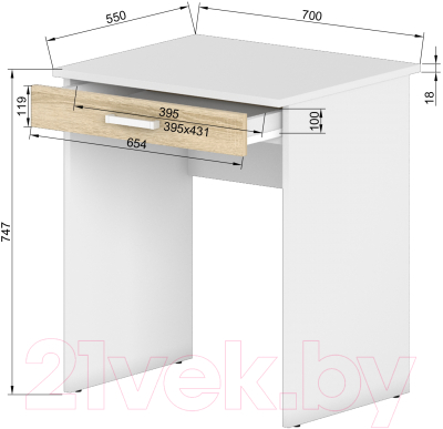 Письменный стол Славянская столица Д-СП2