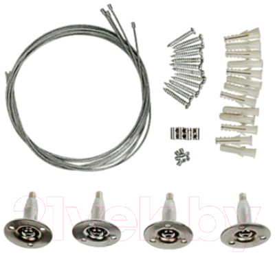 Набор креплений для профиля для светодиодной ленты INhome 4690612034133 - фото