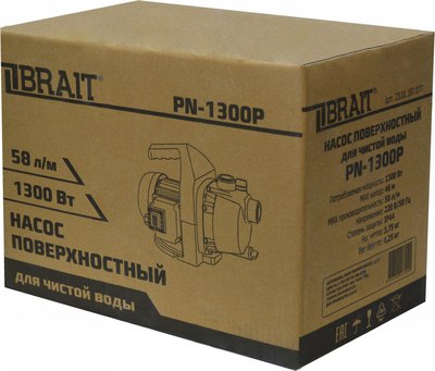 Поверхностный насос Brait PN-1300P