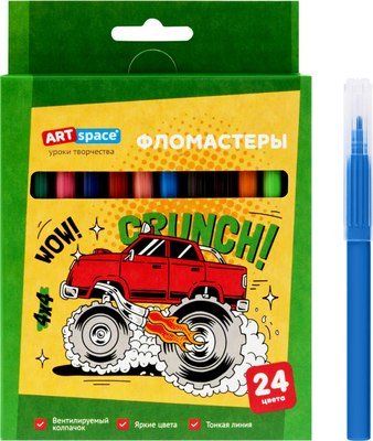 Фломастеры ArtSpace Машинки / WP_92270