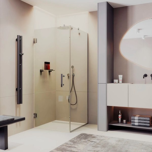 Душевой уголок MaybahGlass MGY-1304-4 (бесцветное стекло/хром глянцевый)