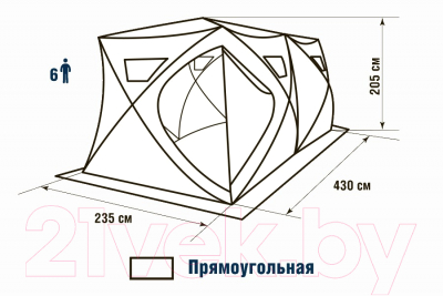 Палатка Higashi Double Camo Pyramid / 03516