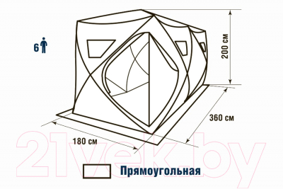 Палатка Higashi Double Comfort Pro DC / 04153