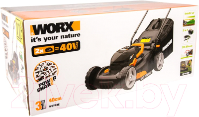 Газонокосилка аккумуляторная Worx WG743E