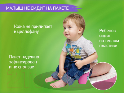 Дорожный горшок ROXY-KIDS HandyPotty / HP-250L