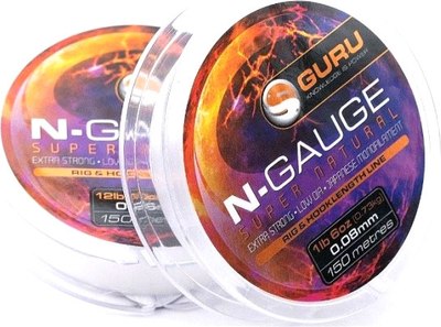 Леска монофильная Guru Super Natural Clear 150м / GNSN08 - фото