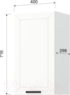 Шкаф навесной для кухни Mio Tesoro Альфа ШВ 400