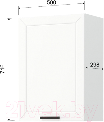 Шкаф навесной для кухни Mio Tesoro Альфа ШВ 500