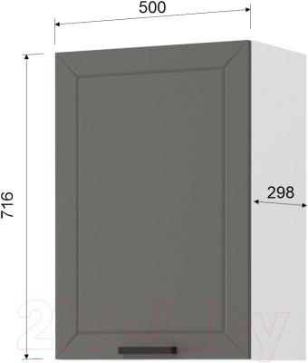Шкаф навесной для кухни Mio Tesoro Альфа ШВ 500