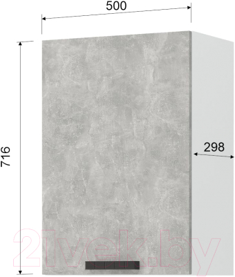 Шкаф навесной для кухни Mio Tesoro Пасадена ШВ 500