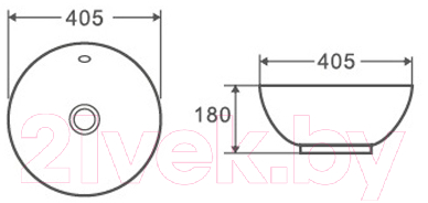 Умывальник D&K Matrix DT1390516