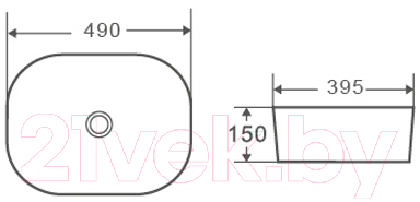 Умывальник D&K Venice DT1020116