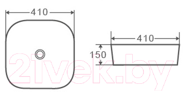 Умывальник D&K Venice DT1020616