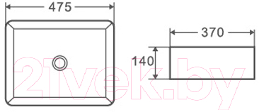 Умывальник D&K Berlin DT1430216