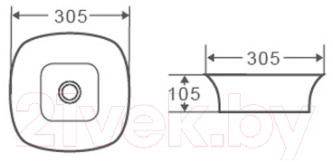 Умывальник D&K Berlin DT1431016