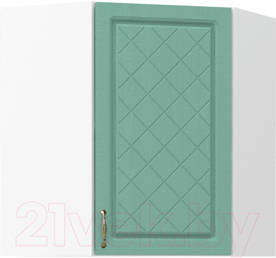 Шкаф навесной для кухни Mio Tesoro Модена ШВУ 600 угловой - фото