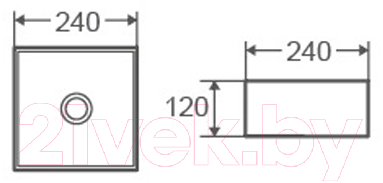 Умывальник D&K Berlin DT1431116