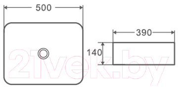 Умывальник D&K Berlin DT1431425