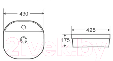 Умывальник D&K Quadro DT1510916