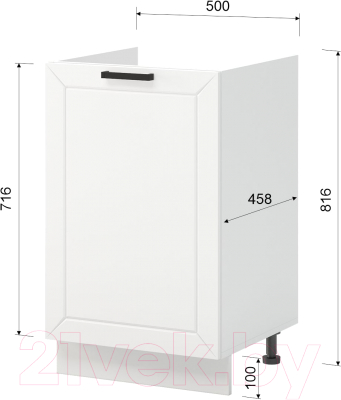 Шкаф под мойку Mio Tesoro Альфа ШНМ 500