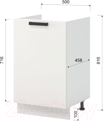 Шкаф под мойку Mio Tesoro Пасадена ШНМ 500