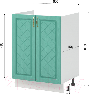 Шкаф под мойку Mio Tesoro Модена ШНМ 600