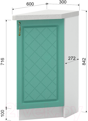 Шкаф-стол кухонный Mio Tesoro Модена ШНТ 300