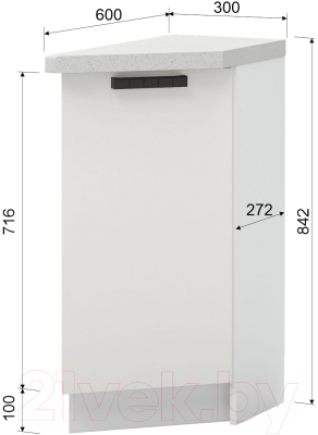 Шкаф-стол кухонный Mio Tesoro Пасадена ШНТ 300