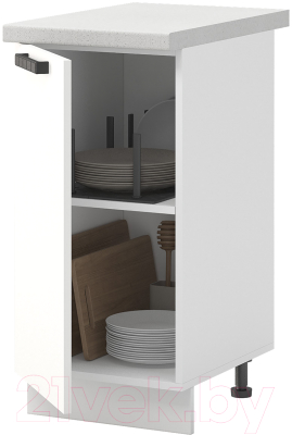 Шкаф-стол кухонный Mio Tesoro Пасадена ШН 400 со столешницей