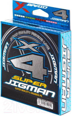 Леска плетеная YGK X-Braid Super Jigman X4 0.165мм 200м / X015-100 - фото