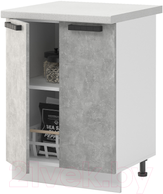 Шкаф-стол кухонный Mio Tesoro Пасадена ШН 600 со столешницей