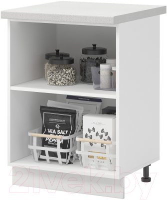 Шкаф-стол кухонный Mio Tesoro Пасадена ШН 600 со столешницей