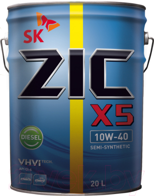 Моторное масло ZIC X5 Diesel 10W40 / 192660