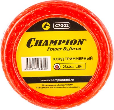 Леска для триммера Champion C7002 - фото