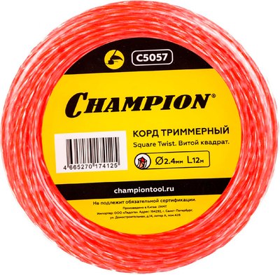Леска для триммера Champion C5057 - фото
