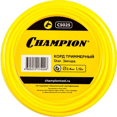 Леска для триммера Champion C5025 - фото