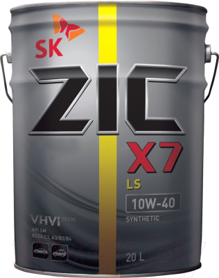 Моторное масло ZIC X7 LS 10W40 / 192620 (20л) - фото