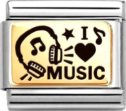 Звено для браслета NominatioN I love music 030166/46 - фото
