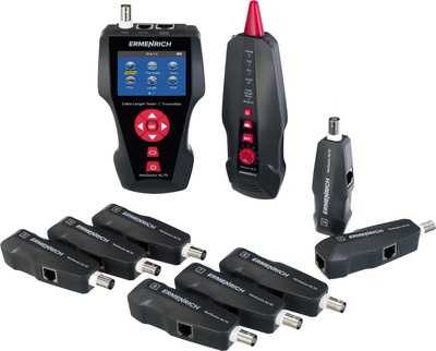 Кабельный тестер Ermenrich NetGeeks Измеритель длины кабеля NL70 / 82555