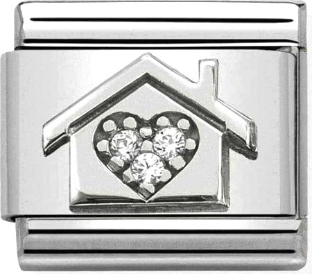 Звено для браслета NominatioN Дом с сердцем 330311/11 - фото